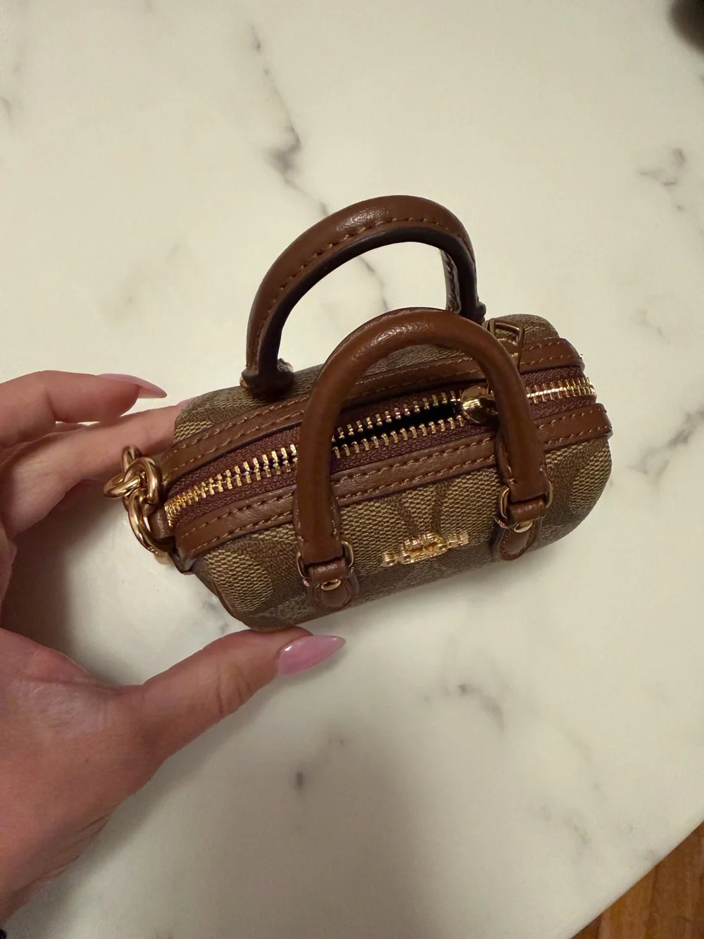Coach Mini Rowan Bag Charm - Picture 4 of 6